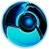 Black 4G Browser icon