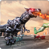 Dino Robot Transformation Game 2018 icon
