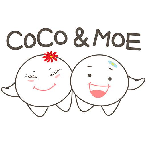 Coco &amp; Moe Sweet Love Stickers for WhatsApp icon
