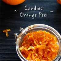 Orange Peel - candied orange peel recipe