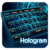 Hologram Tech Keyboard Theme icon