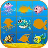Fishs memory game for kids icon