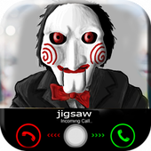 Fake call video from jigsaw icon