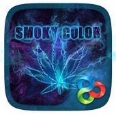 Smoky Color 3D Go Launcher Theme आइकन