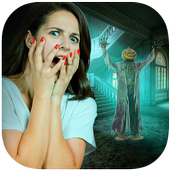 Halloween Scarecrow in Photo icon