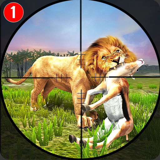 Wild Life Hunter-African lion Safari Shooting أيقونة