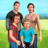 Spring Vacations 2018 - Happy Family Game icon