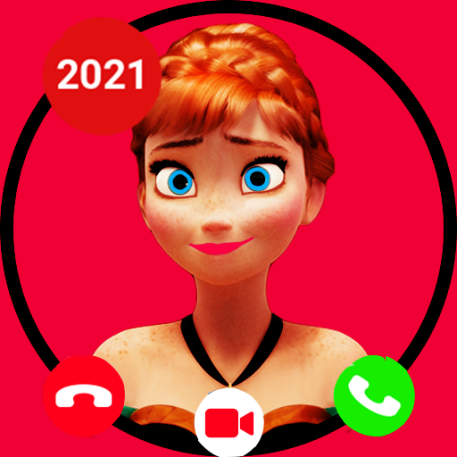 fake Call from princess Anna Chat and video call icon