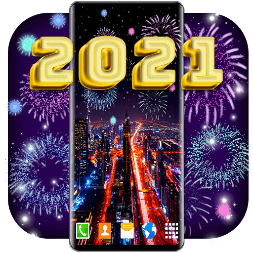 🎆 Fireworks Live Wallpaper ❤️ 2021 New Years Eve icon