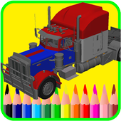 ikon Coloring Lego Truck Game