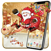 Santa Claus Launcher Theme Live HD Wallpapers icon