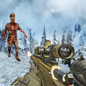 Dead Zombie Shooting Snow Battleground: FPS Game icon