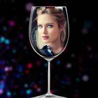 Wine Glass Photo Frame on 9Apps