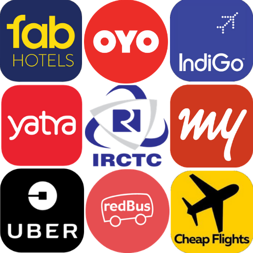 Travel App : IRCTC Redbus Indi icon