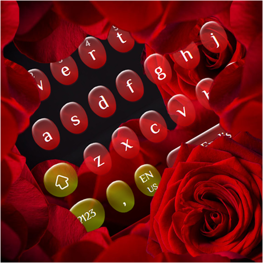 Romantic Red Rose Keyboard icon