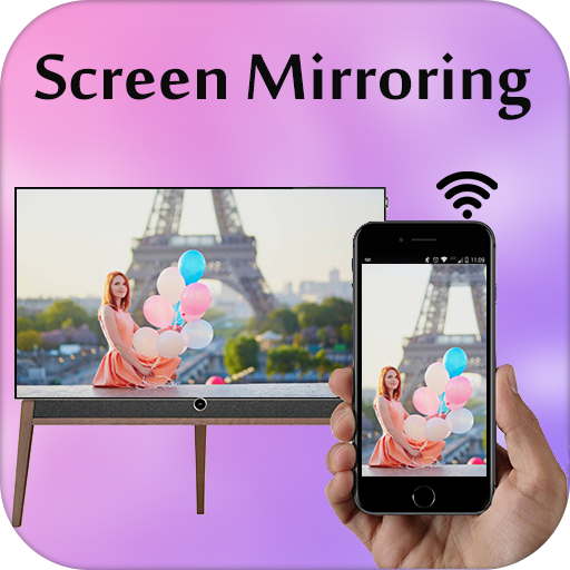 Screen Mirroring with TV : Connect Mobile to TV icon