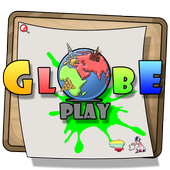 Globe Play icon