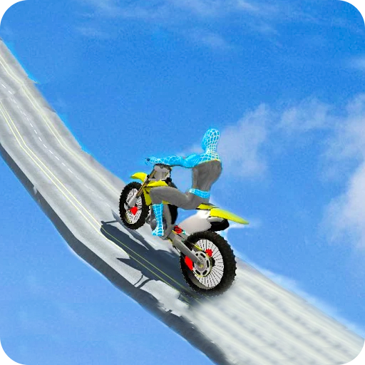 Superhero Bike Tricky Mega Ramp Stunt 21 icon