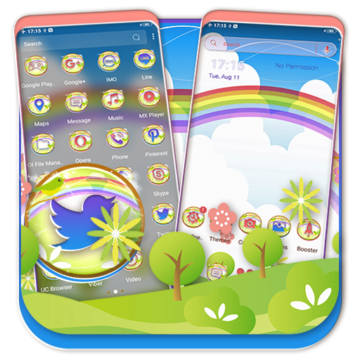 Rainbow Sky Theme icon