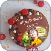 Name and Photo on Birthday Cake : All B'day Wishes on 9Apps