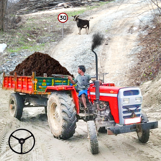 Tractor Trolley Farming Simulator Real Game icon