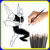 How to Draw Ben and The Aliens Step by Step