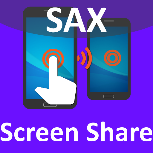 Sax Screen Share:Live Mobile Screen Sharing icon