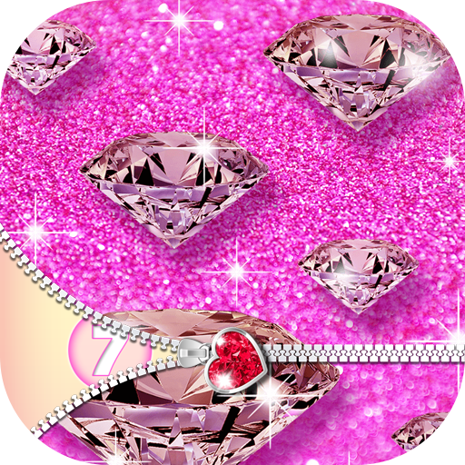 Diamond Zipper Lock Screen icon