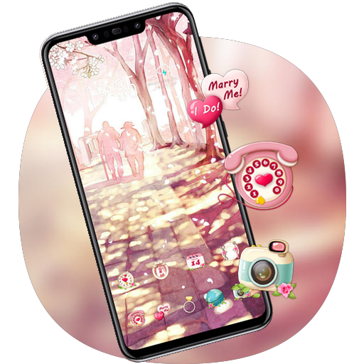 Romance love couple theme for Note 3 icon