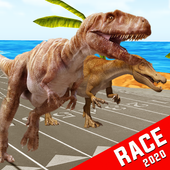 Dino Racing Legend: Jurassic Dinosaur Games icon