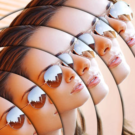 crazy snap magic mirror effect Slice Photo editor icon