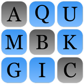 Touch the ABC (Alphabet) icon