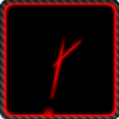 Neon carbon clock أيقونة