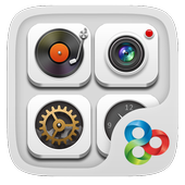 Pure White GO Launcher Theme icon