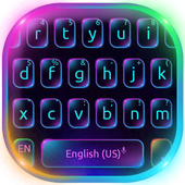 Fluorescent Neon Keyboard Theme icon