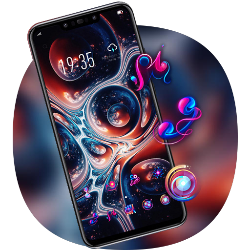 Красочная тема Red bubble sky art Y21L иконка