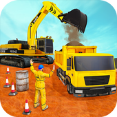 Heavy Excavator Crane Simulator icon