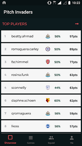 Pitch Invaders - EPL prediction screenshot 2