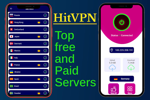 HitVPN - Free VPN, Fast Proxy Server & Secure screenshot 2