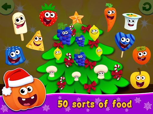 FunnyFood Christmas Games for Toddlers 3 years ol screenshot 9