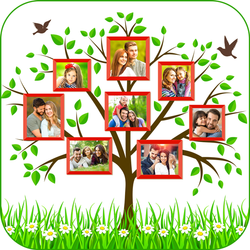 Family Tree Photo Collage &amp; Photo Mirror icon