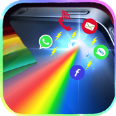 Flashlight color notification आइकन