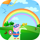 Pepa Adventure Pig World icon
