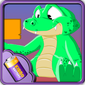 Crocodile Battery Widget icon