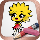 Drawing Lessons Simpsons icon