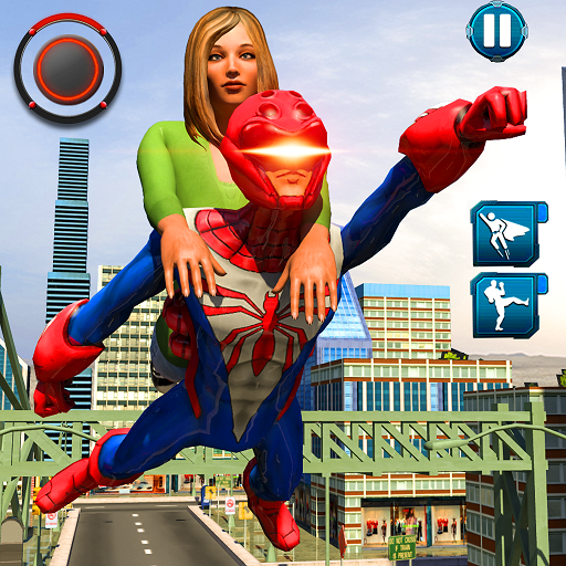 Spider Robot Superhero Crime CIty Rescue Mission icon
