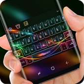 Neon Laser Colorful Light Keyboard Theme