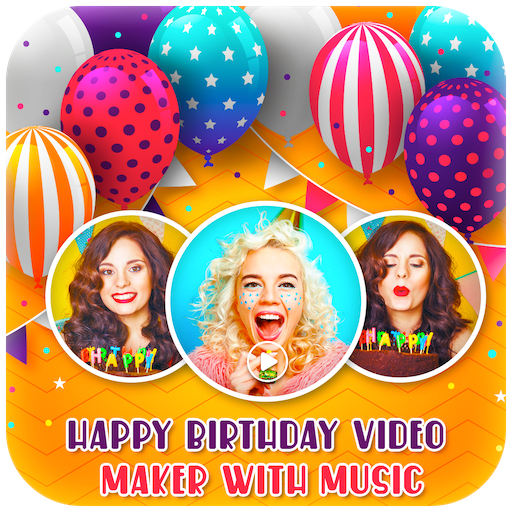 Birthday Video Maker With Song And Name icon
