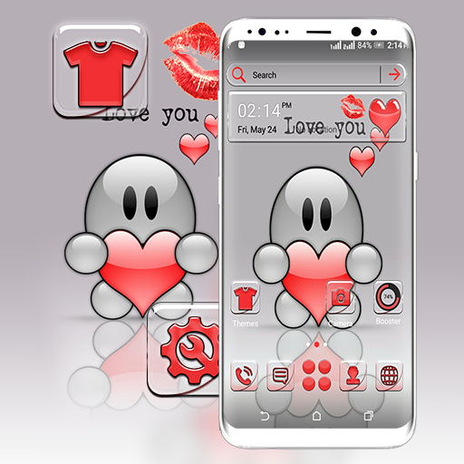 Cute Love You Launcher Theme icon