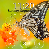 Keypad Lock Screen Butterfly icon